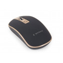 MOUSE USB OPTICAL WRL BLACK/GOLD MUSW-4B-06-BG GEMBIRD