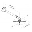 PROJECTOR ACC WALL MOUNT/BEAMER-W100SILVER NEOMOUNTS