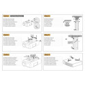 PROJECTOR ACC CEILING MOUNT/15KG BEAMER-C80 NEOMOUNTS
