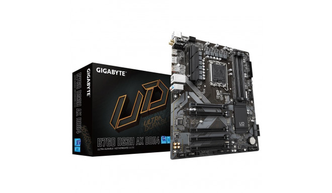 Mainboard|GIGABYTE|Intel B760 Express|LGA1700|ATX|Memory DDR4|Memory slots 4|4xPCI-Express 3.0 1x|1x