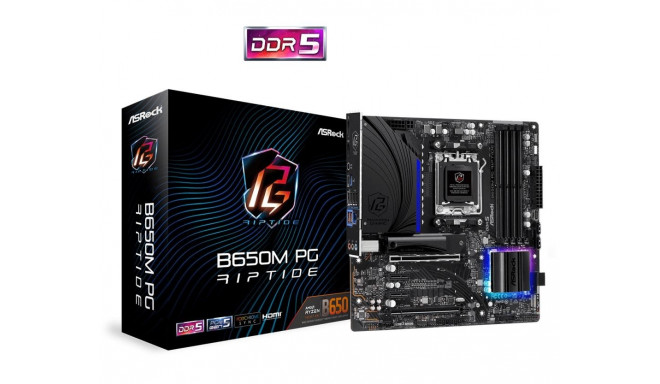 ASRock mainboard AMD B650 SAM5 MicroATX DDR5x4 2xPCI-Express 3.0 1x 2xPCI-Expres