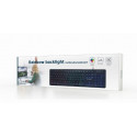KEYBOARD MULTIMEDIA USB ENG/BLACK KB-UML-02 GEMBIRD