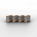 USB PORT BLOCKER 4PACK/ORANGE 40453 LINDY