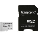 Transcend mälukaart microSDXC 128GB Class 10 + adapter (TS128GUSD300S-A)