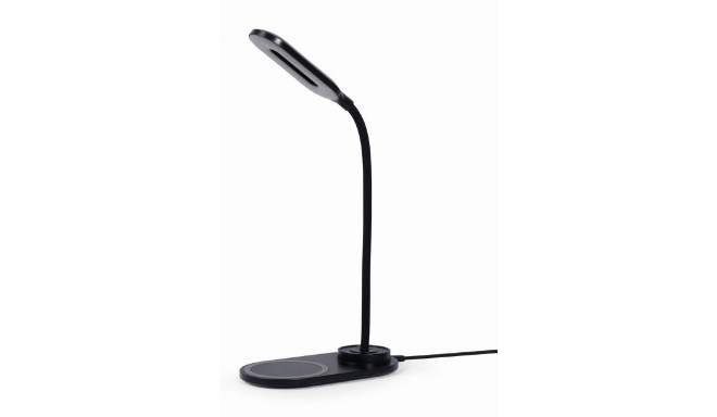 MOBILE CHARGER WRL DESK LAMP/BLACK TA-WPC10-LED-01 GEMBIRD