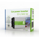 POWER INVERTER CAR 12V 500W/EG-PWC500-01 GEMBIRD