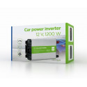 POWER INVERTER CAR 12V 1200W/EG-PWC1200-01 GEMBIRD