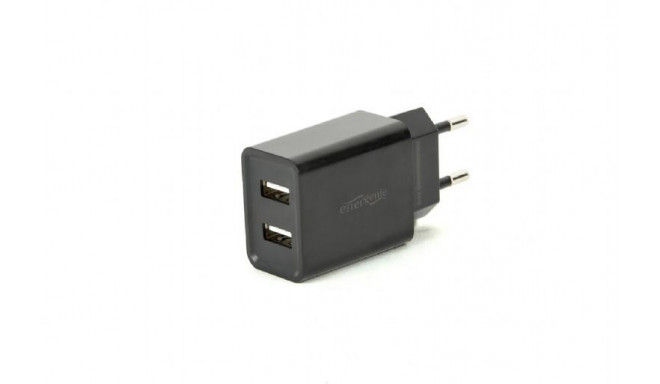 CHARGER USB UNIVERSAL BLACK/2PORT EG-U2C2A-03-BK GEMBIRD