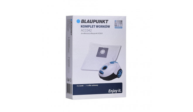 Blaupunkt set of 4 x microfiber bags + air inlet filter for VCB301