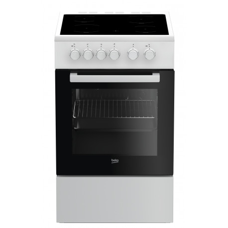 Klaaskeraamiline elektripliit Beko FSS57000 GW, 50 cm