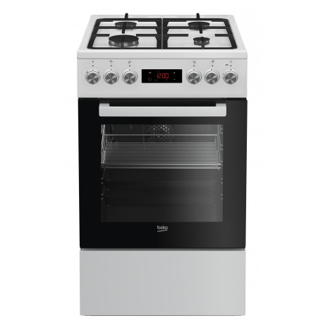 Gaasipliit Beko FSM 52332DWDS elektriahjuga, 50 cm
