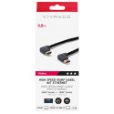 Vivanco kaabel HDMI-HDMI nurgaga 3m  (47107)