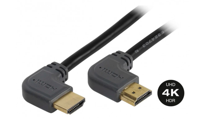 Vivanco cable HDMI - HDMI 3m angeled (47107)