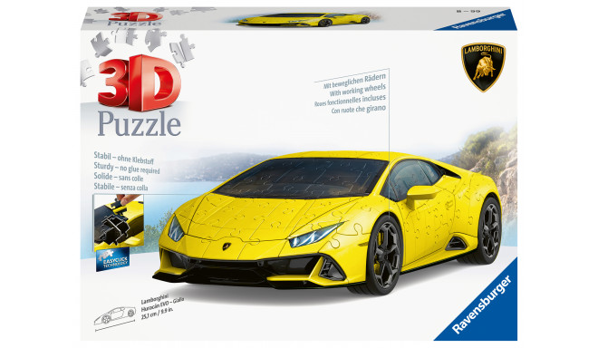 Ravensburger 3D pusle Lamborghini Huracan EVO Giallo