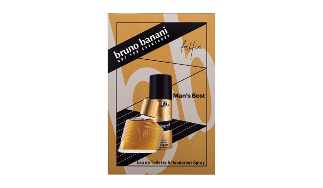 Bruno Banani Man's Best Eau de Toilette (30ml) (Edt 30 ml + Deodorant 50 ml)