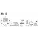 Tent Kira 4.0, grey