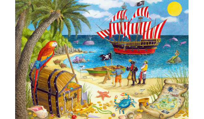 Ravensburger pusle 2x24 Piraadid ja merineitsid