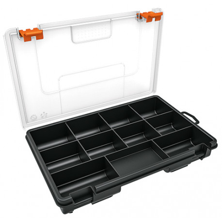 Truper organizer box with 11 compartments 230x150x38mm