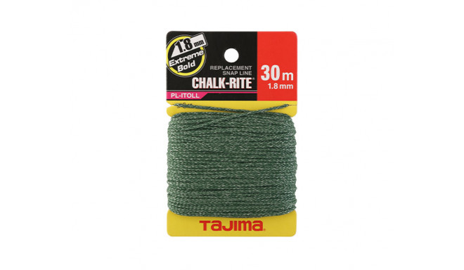 Pīta neilona virve 1,8 mm x 30 m priekš Chalk-Rite Tajima Dura