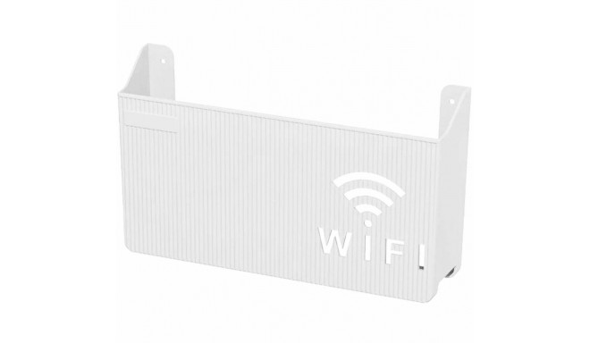 AG986 UCHWYT PÓŁKA NA ROUTER WIFI BIAŁY