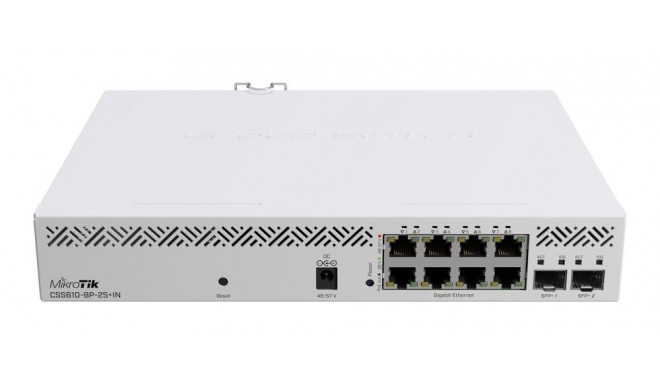 Switch|MIKROTIK|8x10Base-T / 100Base-TX / 1000Base-T|2xSFP+|CSS610-8P-2S+IN