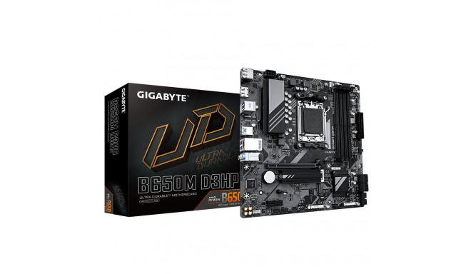 Gigabyte emaplaat AMD B650 SAM5 Micro-ATX DDR5x4 1xPCI-Express 3.0 1x 1xPCI-Exp