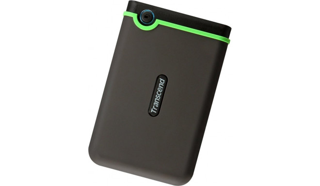 External HDD|TRANSCEND|StoreJet|2TB|USB 3.0|Colour Green|TS2TSJ25M3S