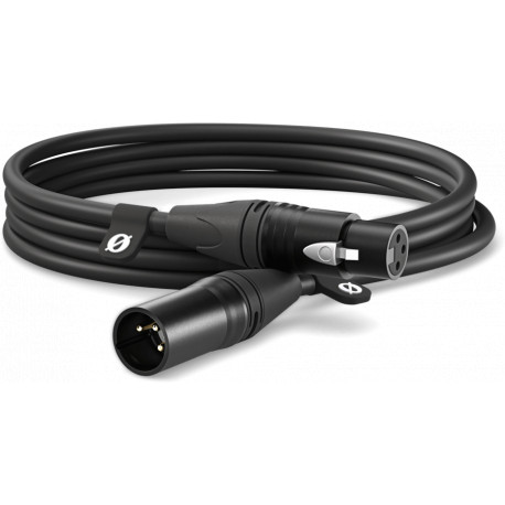 Rode kaabel XLR 3m, must