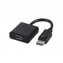 Adapter DisplayPort (M) -> HDMI (F) 10 cm