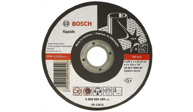 Bosch Cutting disc Rapido straight 115mm