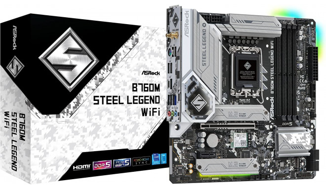 ASRock mainboard B760M Steel Legend WiFi 1700