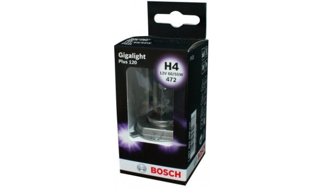 Bosch H4 Gigalight Plus+120% 60/55W