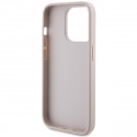Guess case for iPhone 15 Pro 6,1" GUHCP15LG4GFPI pink HC PU 4G Metal Logo