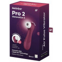 Satisfyer õhuimpulssvibraator Pro 2 Generation 3, punane