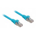 Sharkoon network cable RJ45 CAT.6a SFTP LSOH blue 0,50m - HalogenFree