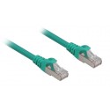 Sharkoon network cable RJ45 CAT.6a SFTP LSOH green 0,50m - HalogenFree