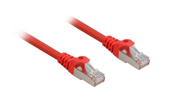 Sharkoon network cable RJ45 CAT.6a SFTP LSOH red 10,0m - HalogenFree