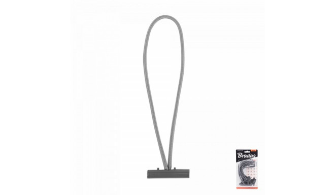 BUNGEE CORD T BAR elastne kumm koos pöörleva T-vardaga, 15 cm pikk - 10 tk blister