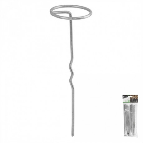 Galvanized metal pin in the shape of "G" width 6cm / height 20cm