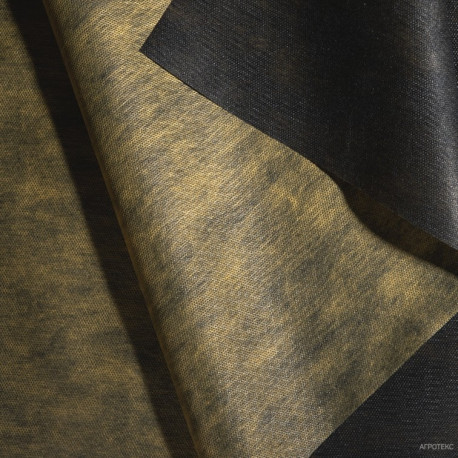 Kollane-must multšikangas 80g/m² 3 x 10m