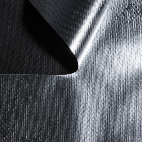 Foil-coated non-woven 90g/m² black, 1,6 x 5m
