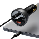 Автомобильное зарядное устройство Baseus USB/USB-C, 140 Вт