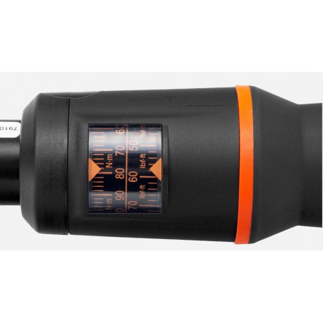 Mehaaniline klik-tüüpi momentvõti Bahco 60-340Nm ±3% (CW & CCW) 1/2" 685mm, aknaga skaala