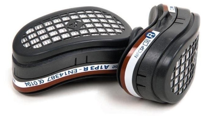 Elipse varu filtrid (1 paar) A1P3 Carbon poolmaskidele SPR338, SPR503