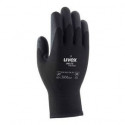 Cold weather safety gloves Uvex Unilite Thermo, black, size 8