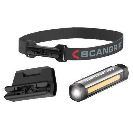 Flexible work light Scangrip FLEX WEAR KIT, 150lm, rechargeable, IP20