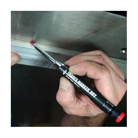 Deep-hole marker for hard-to-reach areas Markal TRADES-MARKER® DRY, metal barell, graphite
