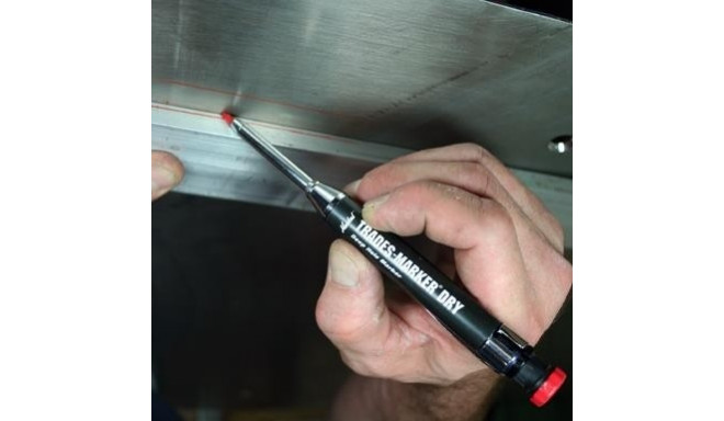 Deep-hole marker for hard-to-reach areas Markal TRADES-MARKER® DRY, metal barell, graphite