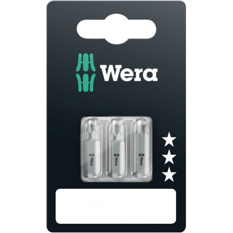 Wera 867/1 Standard otsakud TORX TX 25 + TX 30 + TX 40 x 25mm