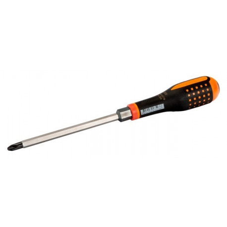 Screwdriver ERGO™ Phillips PH2x125mm with 11mm hex through blade